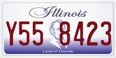 IL license plate Y558423