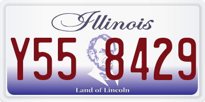 IL license plate Y558429