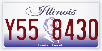 IL license plate Y558430