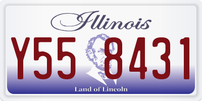 IL license plate Y558431