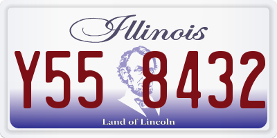 IL license plate Y558432