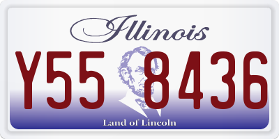 IL license plate Y558436