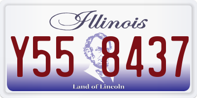 IL license plate Y558437
