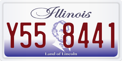 IL license plate Y558441