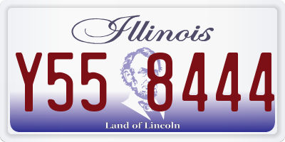 IL license plate Y558444