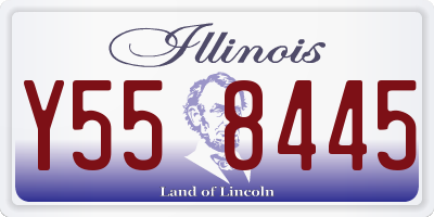 IL license plate Y558445