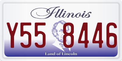 IL license plate Y558446