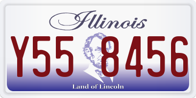 IL license plate Y558456