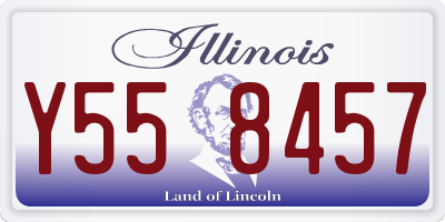 IL license plate Y558457