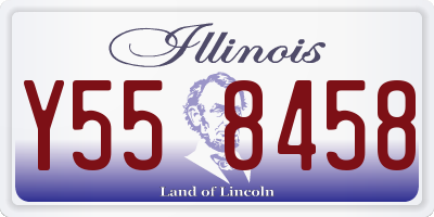 IL license plate Y558458