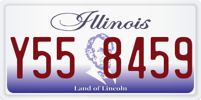 IL license plate Y558459