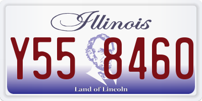 IL license plate Y558460