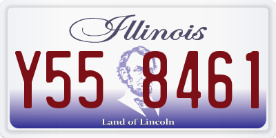 IL license plate Y558461