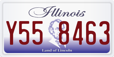 IL license plate Y558463
