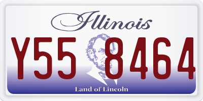 IL license plate Y558464
