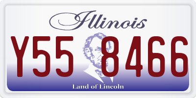 IL license plate Y558466