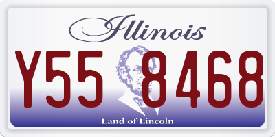 IL license plate Y558468