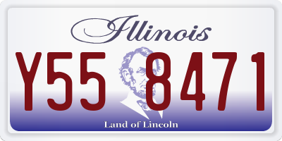 IL license plate Y558471