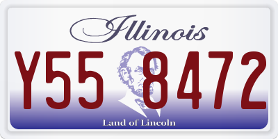 IL license plate Y558472