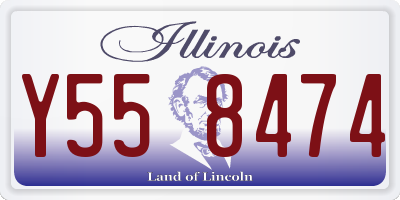 IL license plate Y558474