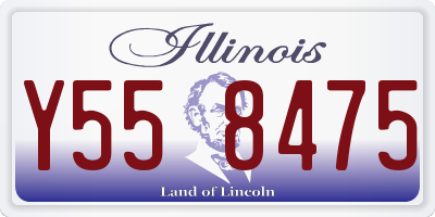 IL license plate Y558475