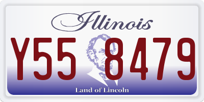 IL license plate Y558479