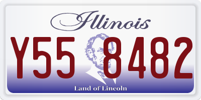IL license plate Y558482