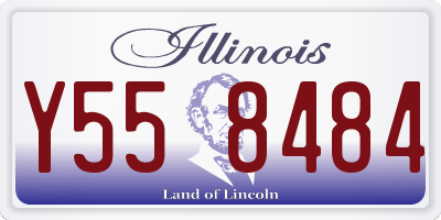 IL license plate Y558484