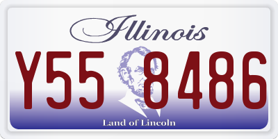 IL license plate Y558486