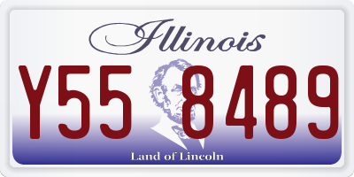 IL license plate Y558489