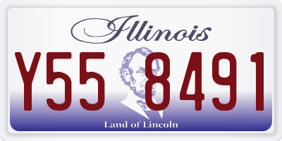 IL license plate Y558491