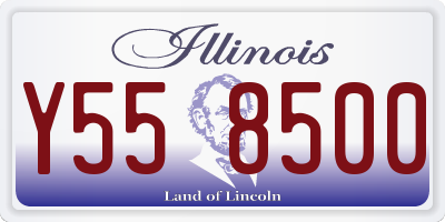 IL license plate Y558500