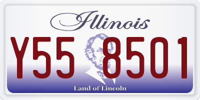 IL license plate Y558501