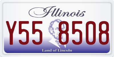 IL license plate Y558508