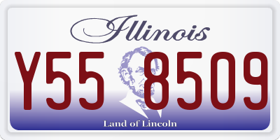 IL license plate Y558509
