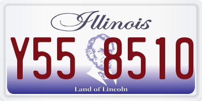 IL license plate Y558510