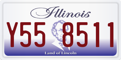 IL license plate Y558511
