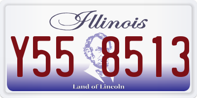 IL license plate Y558513