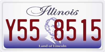 IL license plate Y558515