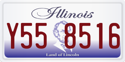 IL license plate Y558516