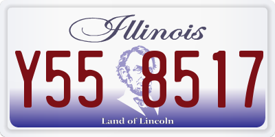 IL license plate Y558517