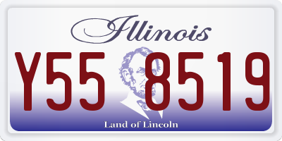 IL license plate Y558519