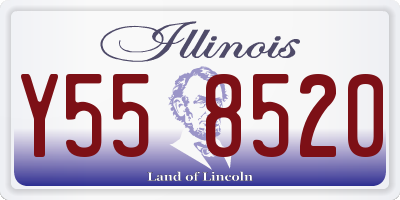 IL license plate Y558520