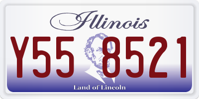IL license plate Y558521