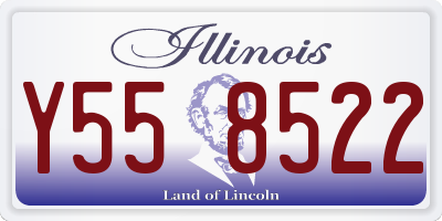 IL license plate Y558522