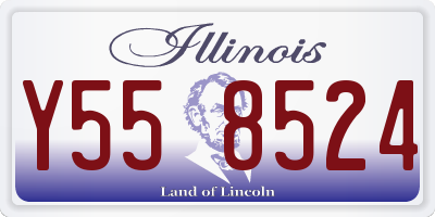 IL license plate Y558524