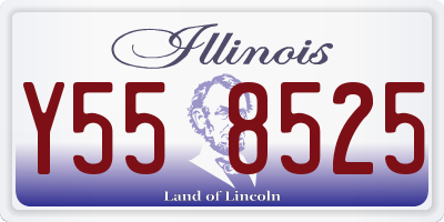 IL license plate Y558525