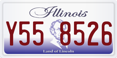 IL license plate Y558526