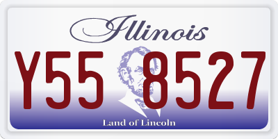 IL license plate Y558527