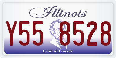 IL license plate Y558528